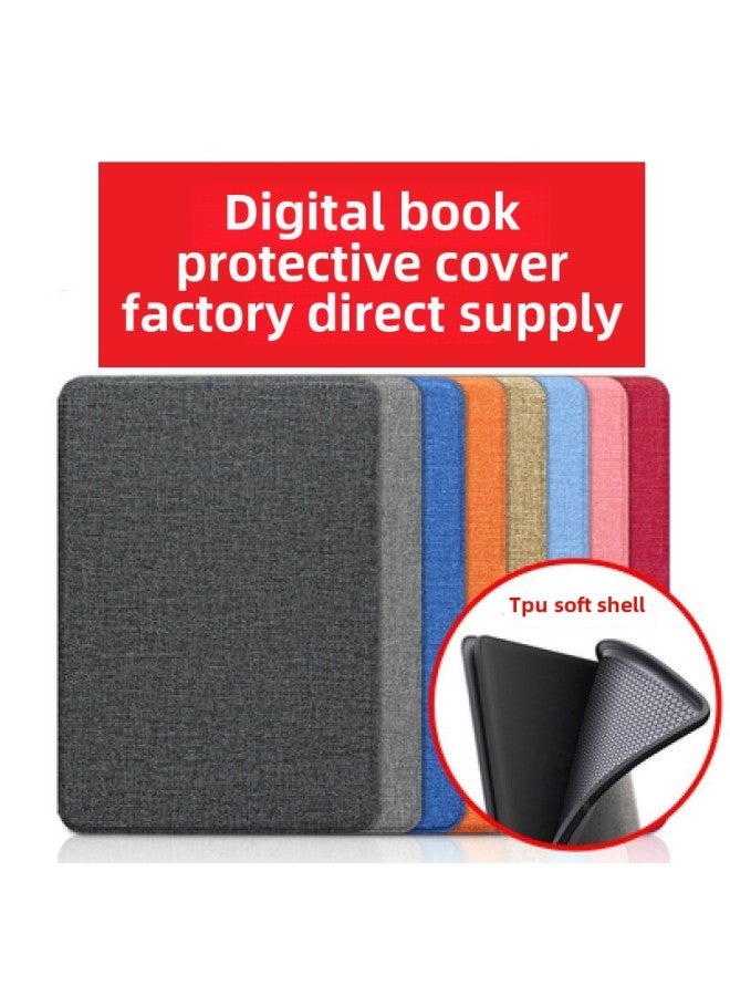 Applicable Kindle Protective Case Paperwhite4/3 E-book Leather Case 2019kindle658 Youth Version Shell-Color:Brown-Applicable Model:KPW4