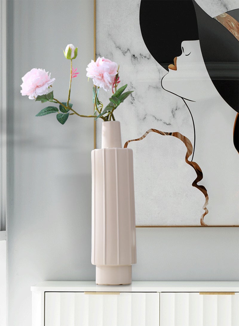 Shuer 10cm Creative Modern Simple Ceramic Vase Art Life Vase Living Room Bedroom Flower Arrangement Decoration Ornaments  - Image 4