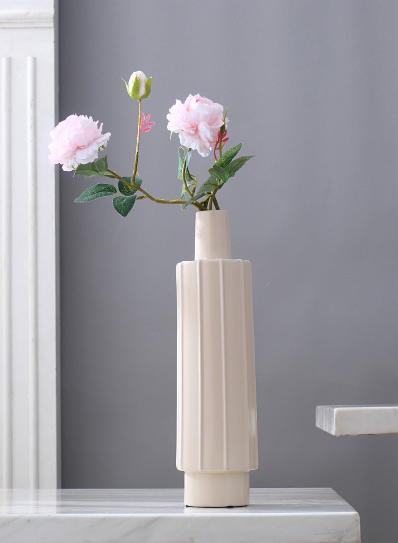 Shuer 10cm Creative Modern Simple Ceramic Vase Art Life Vase Living Room Bedroom Flower Arrangement Decoration Ornaments  - Image 3