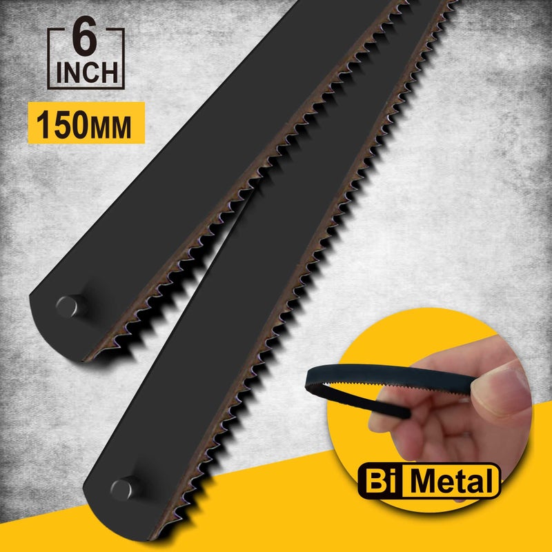 Hanpex 6 in. Mini Hacksaw & mitre Block Set - 150mm Extra Fine Cut Hack Saw with Bi-Metal Blade - Image 3