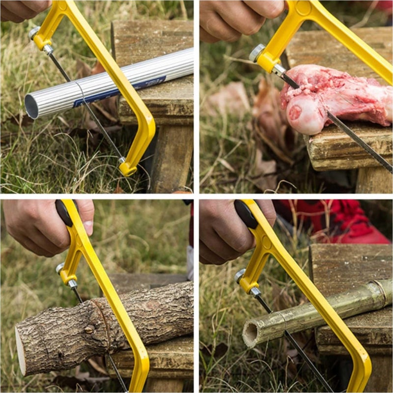 Hanpex 6 in. Mini Hacksaw & mitre Block Set - 150mm Extra Fine Cut Hack Saw with Bi-Metal Blade - Image 5