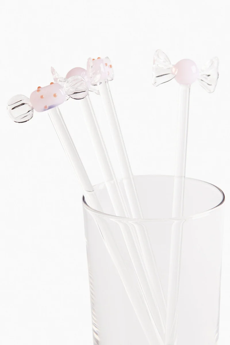 H&M 4-pack drink stirrers