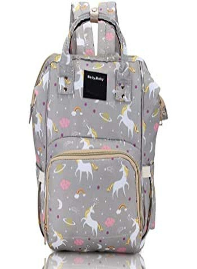 Kids Creation Mommas Baby India Diaper Bag/Mothers Maternity Bags for Travel (Grey) - Image 2