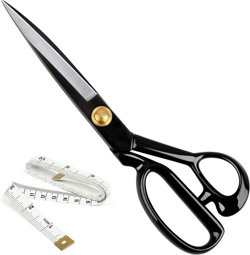 PUTHAK Professional Tailor Scissors for Cutting Fabric Heavy Duty Scissors for Leather Cutting Industrial Sharp Sewing Shears for Home Office Artists Dressmakers (11inch) - Image 1