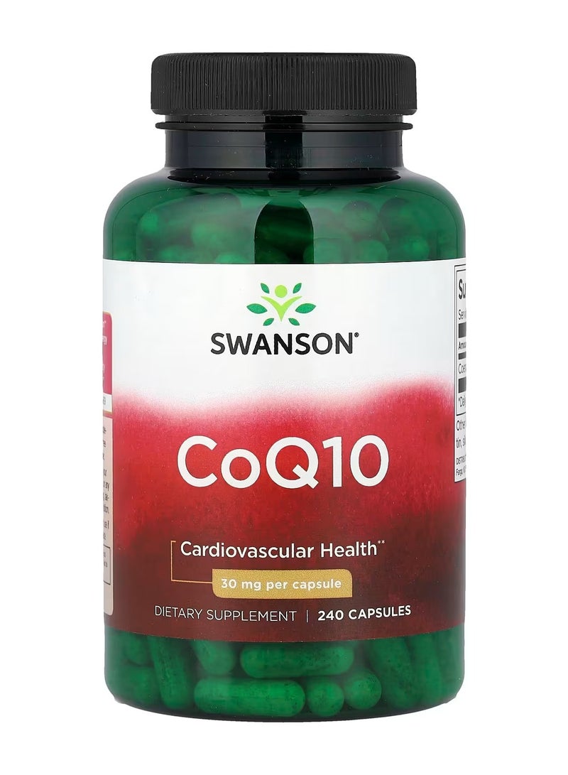 Swanson, CoQ10, 30 mg, 240 Capsules