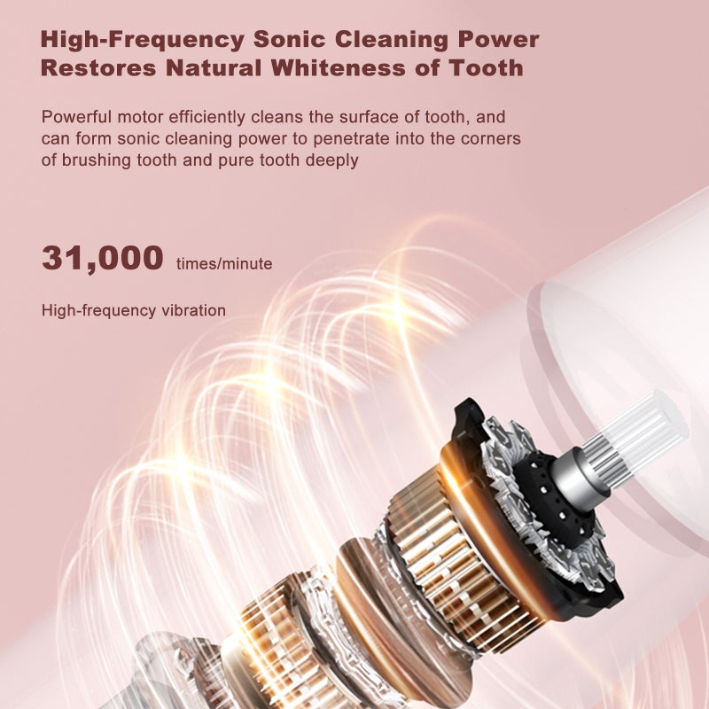 ENCHEN T501 Electric Toothbrush Rechargeable Sonic Toothbrush with 3 Cleaning Modes Waterproof Fully Automatic Toothbrushes for Adults - Image 5
