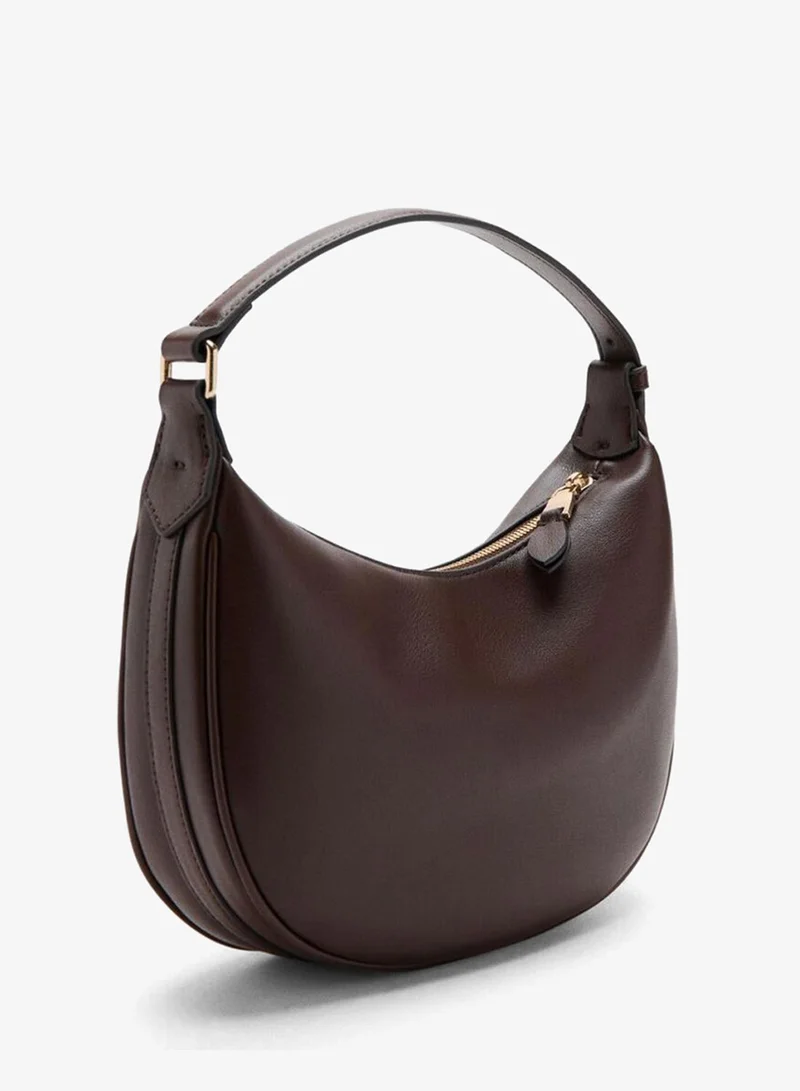 MANGO Oval hand bag
