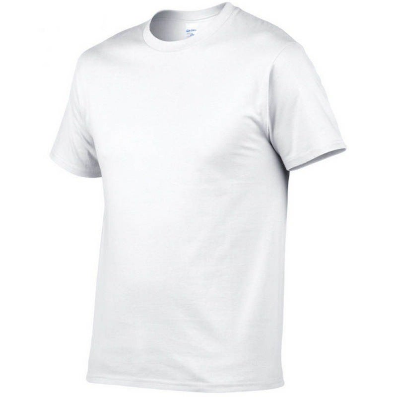 Men'S T-Shirt, Loose, Cool, Breathable, Solid Color, Fashionable, Casual, Short-Sleeved Cotton T-Shirt, Trendy - Image 3