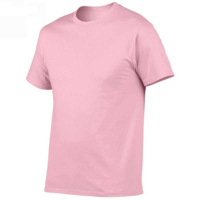 Men'S T-Shirt, Loose, Cool, Breathable, Solid Color, Fashionable, Casual, Short-Sleeved Cotton T-Shirt, Trendy - Image 5