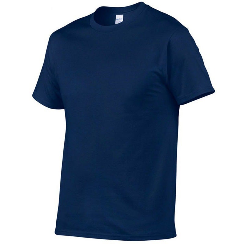 Men'S T-Shirt, Loose, Cool, Breathable, Solid Color, Fashionable, Casual, Short-Sleeved Cotton T-Shirt, Trendy - Image 4