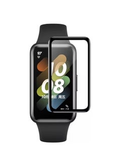 Generic Screen Protector Compatible with Huawei Band 7, 3D Soft Protective Film with Curved Edges [Anti-Scratch] [Bubble Free] [Extremely Shatter-Resistant] [Highly Sensitive] (Not Glass), Black  - Image 1