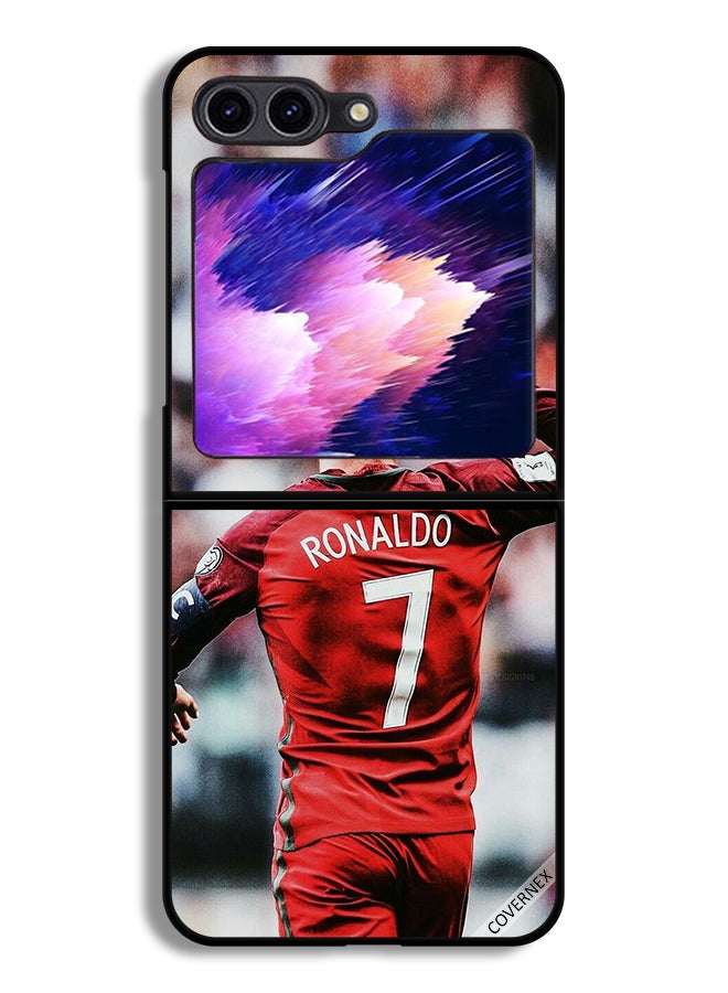 Covernex Samsung Galaxy Z Flip6 Protective Case Cover Ronaldo Salute To Crowd - Image 1