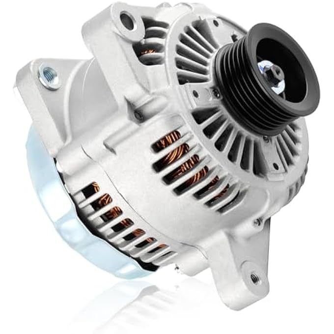 Farrme 13844 Car Alternators 12V 100 Amp, 6-Groove Pulley Fit for Lexus RX300 3.0L V6 1999-2003, for Toyota Highlander 3.0L V6 2001-2003 Automotive Replacement Alternators 101211-7840, AND0184 - Image 1