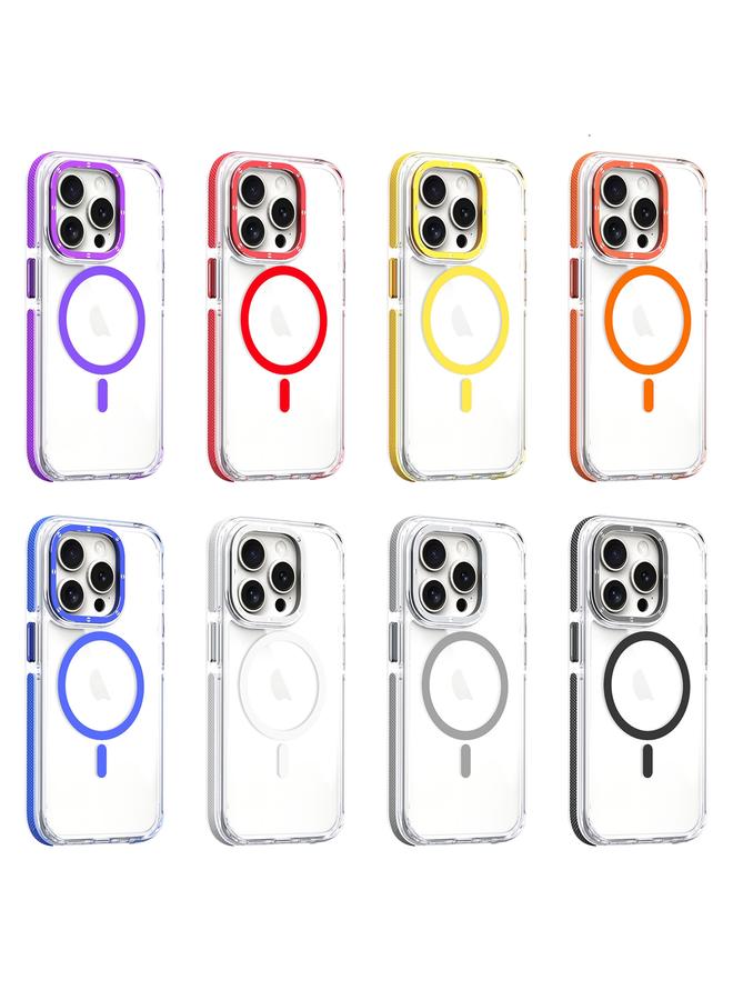 S-TOP Case For iPhone 16 Pro Max Dual-Color Clear Acrylic Hybrid TPU MagSafe Phone Case - Image 2