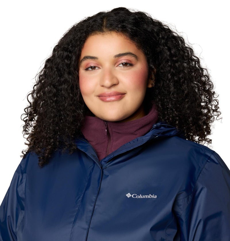Columbia Womens Arcadia II Waterproof Rain Jacket, Collegiate Navy, Large - Image 5