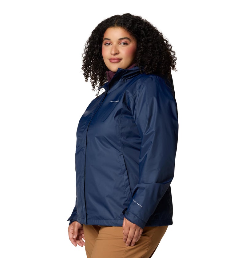 Columbia Womens Arcadia II Waterproof Rain Jacket, Collegiate Navy, Large - Image 4