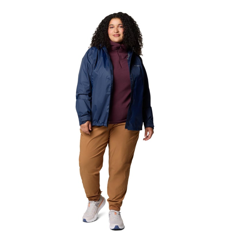 Columbia Womens Arcadia II Waterproof Rain Jacket, Collegiate Navy, Large - Image 3