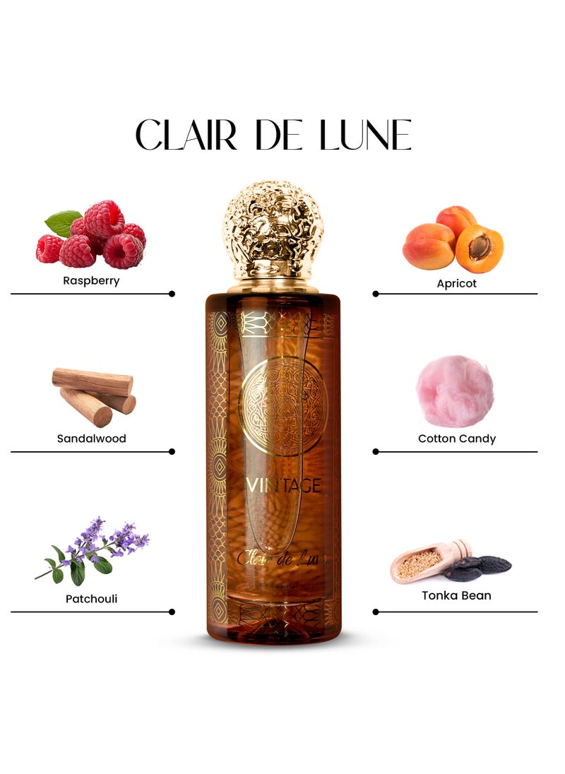 AMD Perfumes Vintage Collection Clair De Lune By AMD Perfumes Women Fragrance EDP 100ml  - Image 3