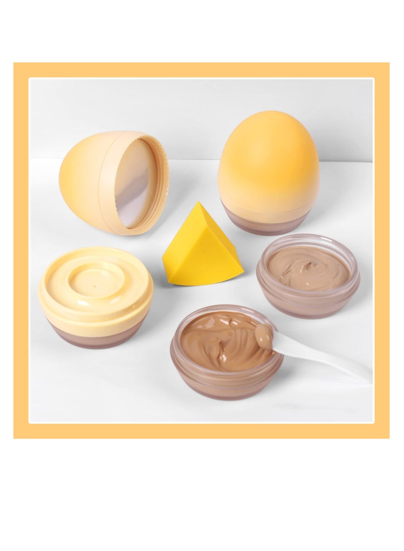 Hydrating BB Cream, Illuminating Tinted Moisturizer BB Cream, Smooth & Lightweight Concealer, Full Coverage Foundation Cream, Even Skin Tone Color Correcting Cream with Cheese Puff