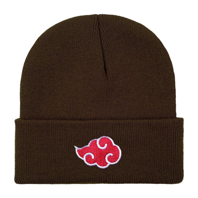 Naruto Cloud Knit Beanie Unisex Winter Warm Deep Coffee 
