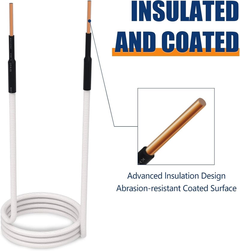 ajee Induction Heater Coil Kit 8PCS - Magnetic Heat Resistant Coils for Rusty Bolt Removal - Image 4