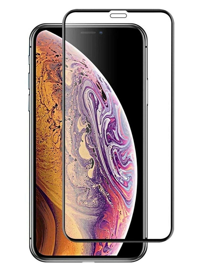 IPhone 11 / XR HD Plus Premium Tempered Glass Screen Protector With Black Frame  - Image 2
