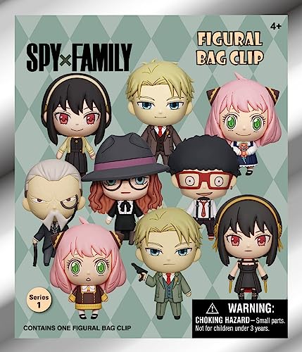 Monogram Spy x Family Series 1 5 Collectible Bag Clip Blind Bag ONE Random Figure Anime Character KeychainBackpack Accessory Official Licensed Merchandise - Image 1