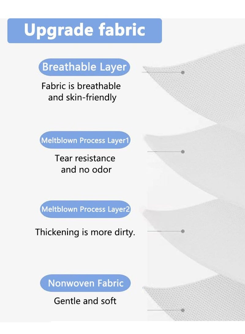 Hoasis Disposable Pillowcases,10 Pcs Travel Single Use Pillow Covers,Non Woven Pillow Case Covers Individually Wrapped,Portable Pillow Sheets for Business Trips Hotels Bedding Supplies-White - Image 4