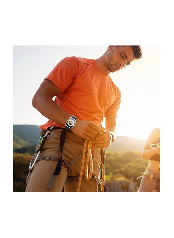 Generic - Trail Loop Strap for Apple Watch Ultra Band 49mm 45mm 44mm 42mm iWatch Ultra Band Men Women, Rugged Sport Strap Soft Nylon Wristband for iWatch Ultra 2 Bands Series 9 8 7 6 5 4 3 2 1 SE - Image 1