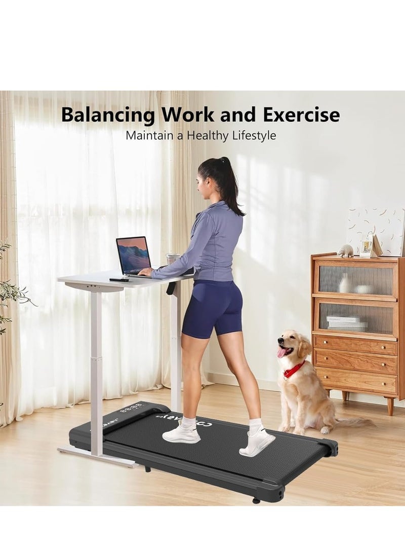 يوستيد جهاز مشي صغير الحجم، جهاز مشي كهربائي فائق النحافة، جهاز مشي محمول للجري للمنزل والمكتب - Image 2