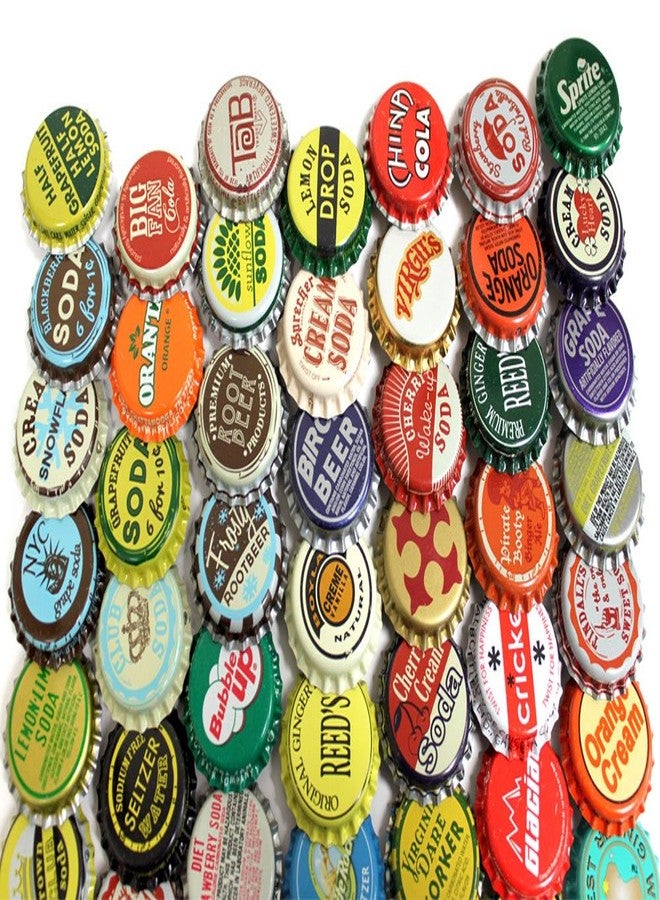 Bottle Cap Co 100 Vintage and Vintage Inspired Bottle Caps Random Mix - Image 1