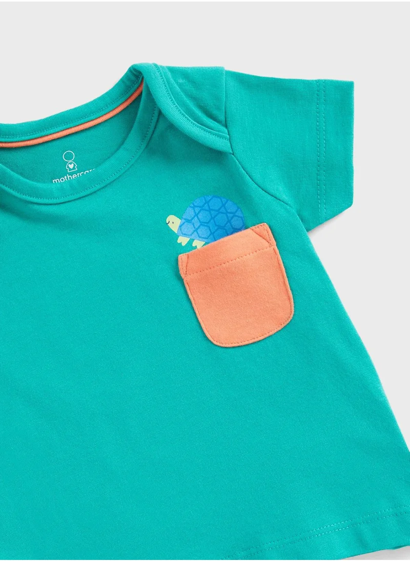mothercare Kids 4 Piece Essential T-Shirt & Sweatpants