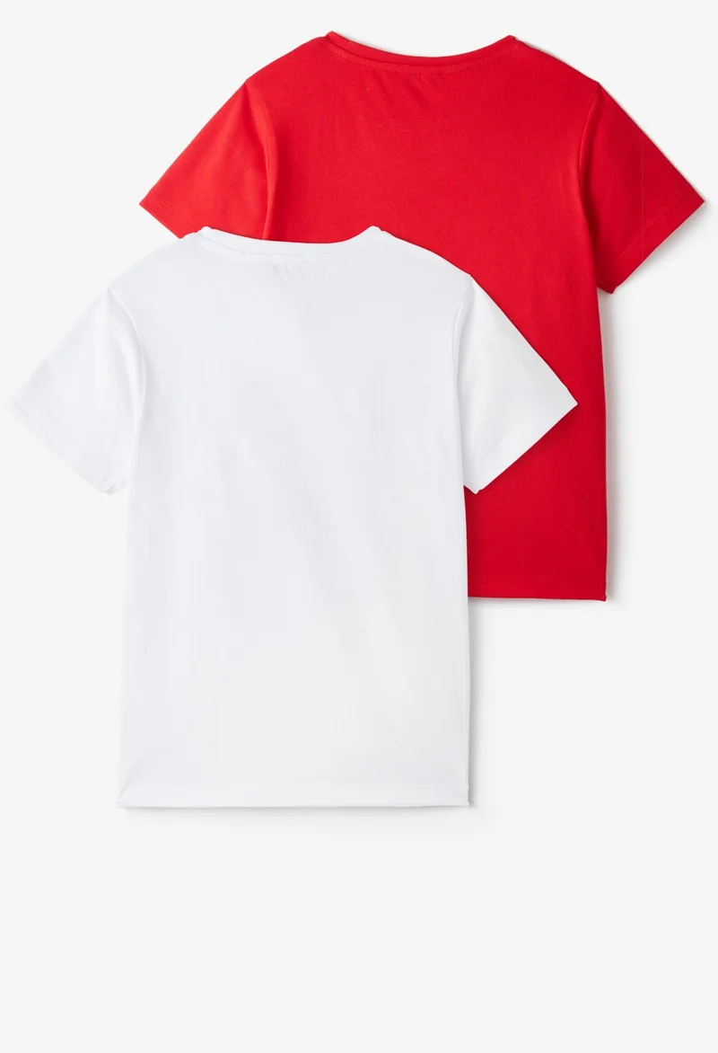 جون Girls Short Sleeve 2-Piece Printed T-Shirt