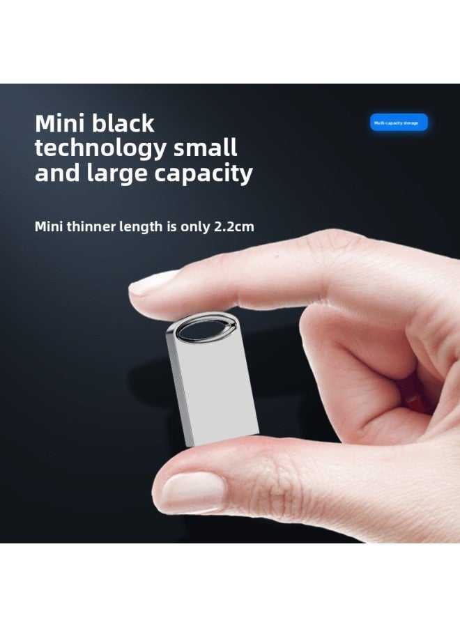Metal Usb Flash Drive 32G High Speed 16g Car Mini Usb Flash Drive Usb Custom Advertising Music Waterproof Gift Usb Flash Drive-Color:Rose Gold-Capacity:4GB - Image 5