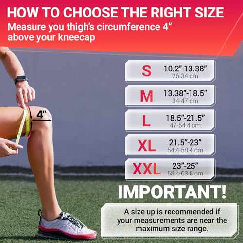 DR. BRACE ELITE Knee Brace with Side Stabilizers & Patella Gel Pads for Maximum Knee Pain Support and knee recovery for men and women-Please Check How To Size Video (Sunrise, Large) - Image 3