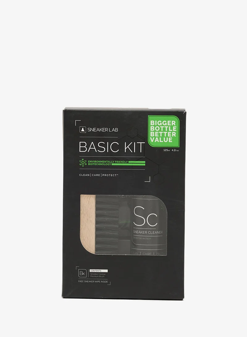 Sneaker Lab  Basic Kit 1X 125Ml Sneaker Cleaner; 1X Sneaker Brush  | Best Price UAE