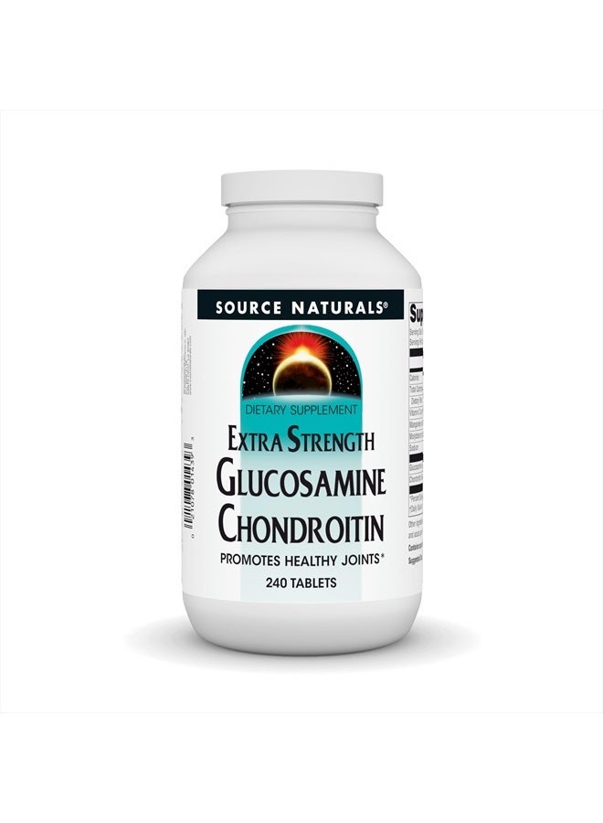 Source Naturals Glucosamine Chondroitin Extra Strength Tablet, 240 Count - Image 1