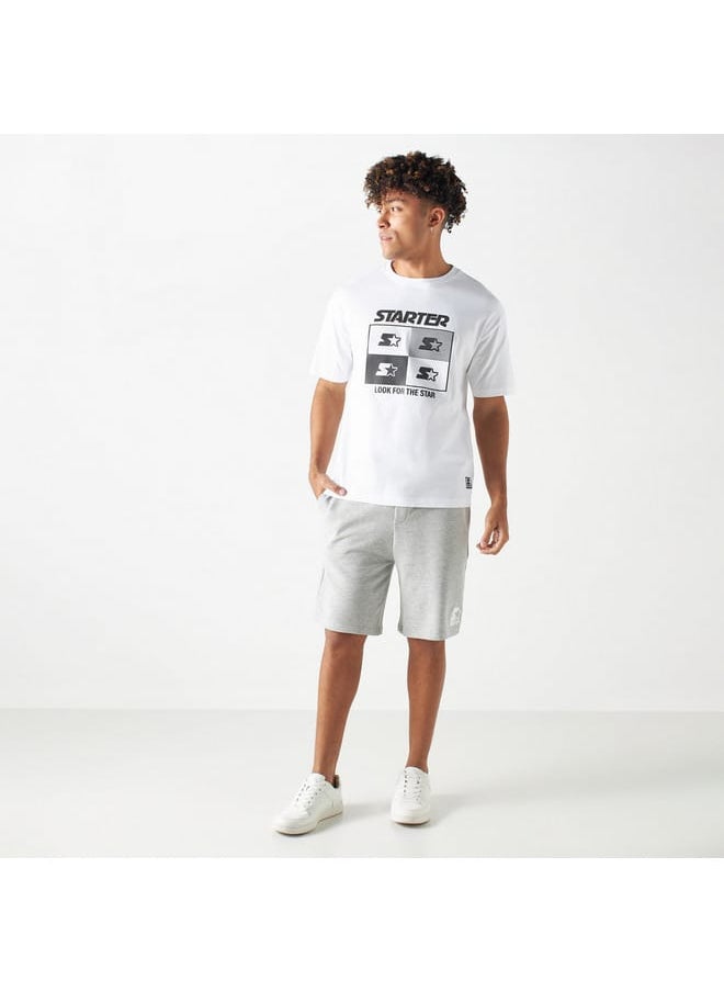 STARTER Starter Print Crew Neck T-shirt with Short Sleeves  - Image 2