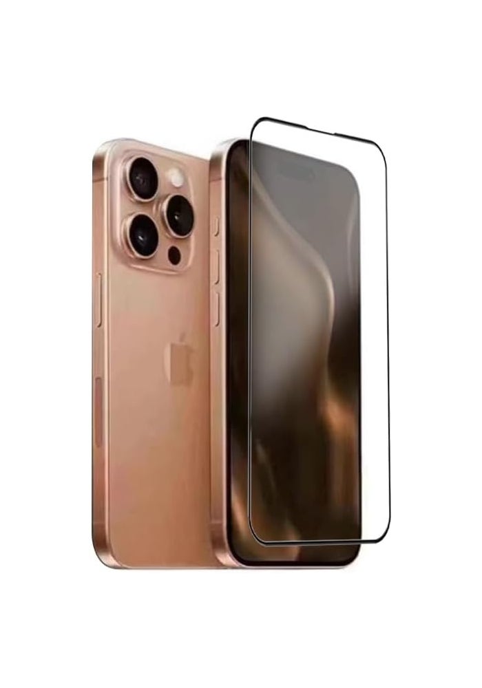 Max & Max Screen Protector for iPhone 16 Pro - 9H Hardness Tempered Glass, Case Friendly, Anti-Fingerprint - Image 1