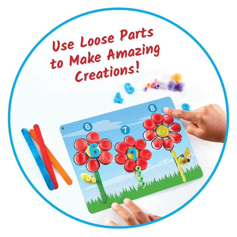 hand2mind Counting and Sorting Sensory Activity Kit, Loose Parts Play Materials for Kids, Sensory Box, Montessori Sensory Bin with Lid, Fine Motor Toys, Play Therapy Toys, Arts and Crafts Kits - Image 2