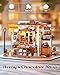 Rolife DIY Miniature House Kit Henrys Chocolate Shop 118 Scale Dollhouse Diorama Tiny House Building Kit Crafts for Adults Home Decor Gift for Adults Him Her - Image 4