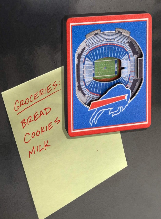 YouTheFan NFL Buffalo Bills - New Era Field 3D StadiumView Magnet3D StadiumView Magnet, Team Colors, Small (8493274) - Image 5