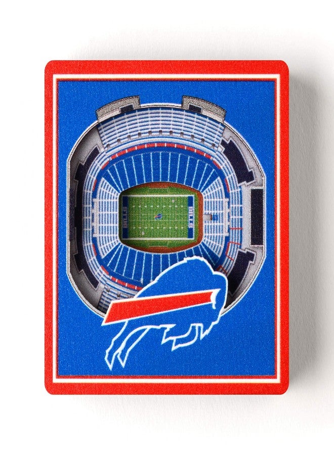 YouTheFan NFL Buffalo Bills - New Era Field 3D StadiumView Magnet3D StadiumView Magnet, Team Colors, Small (8493274) - Image 4