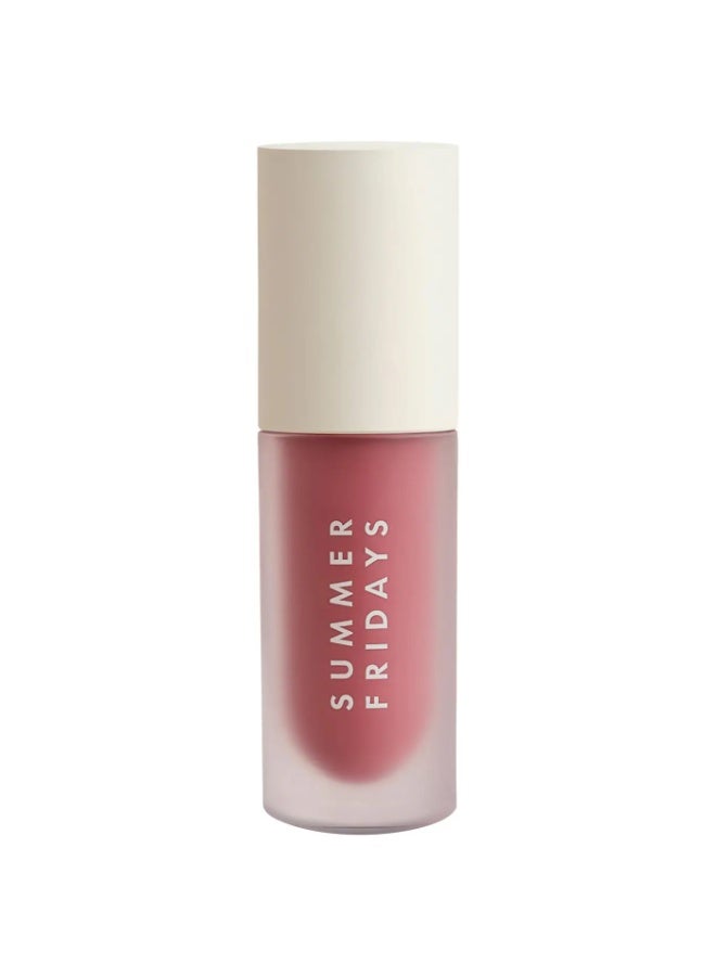 سامر فرايدايز زيت شفاه Summer Fridays Dream Soft Mauve 4.5 مل | زيت شفاه مرطب ولامع - Image 1