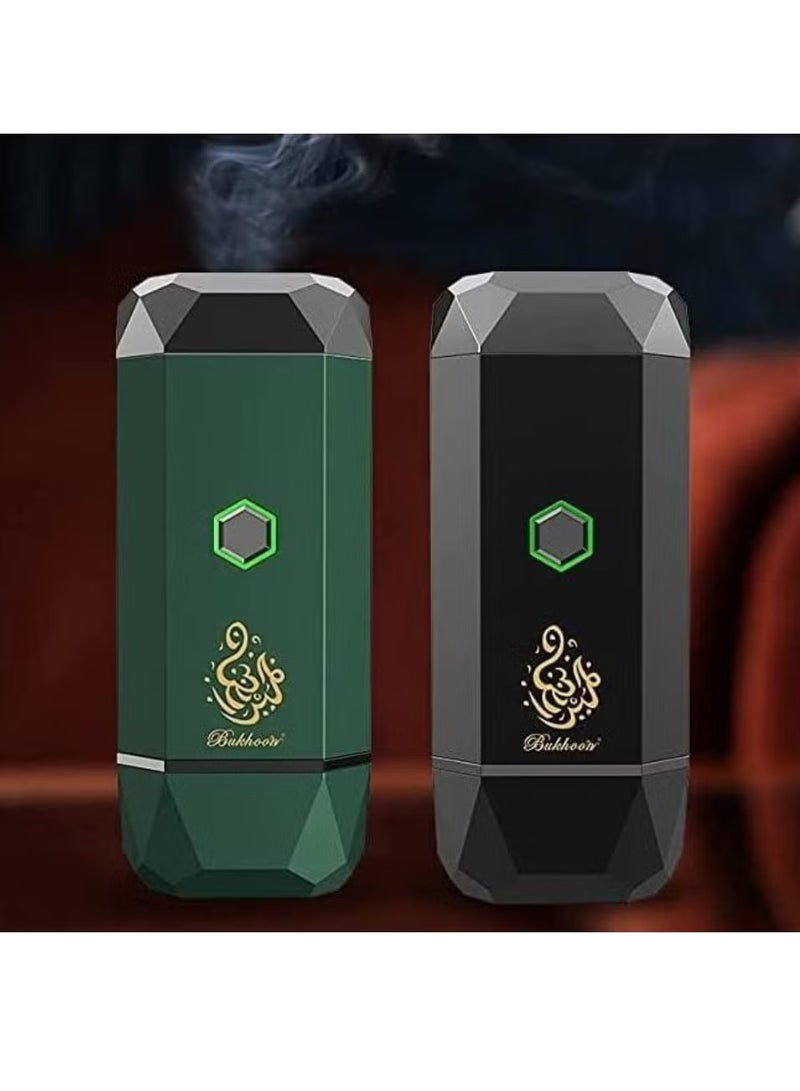 ELTRAZONE Bakhoor Incense Burner Aromatherapy Machine – X008 Electric Oud Burner with Smokeless Heat Technology – USB Rechargeable Portable Scent Diffuser for Home, Car, Office, and Travel – Elegant Design for Clean Fragrance Experience - Image 5