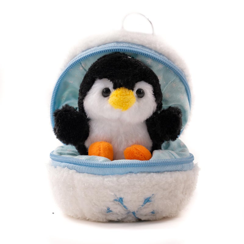 Plushland Snowball Stuffed Zip up Animal Penguin Cute Plush Animals Assortment Wonderful Soft Toy for Families and Friends - Image 2