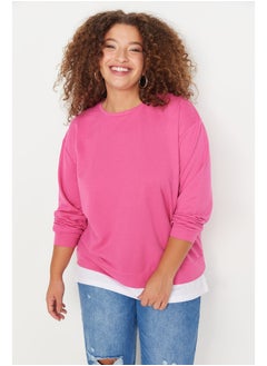 Fuchsia Altan T-Shirt, Thick Knitted With a Come Out Look.