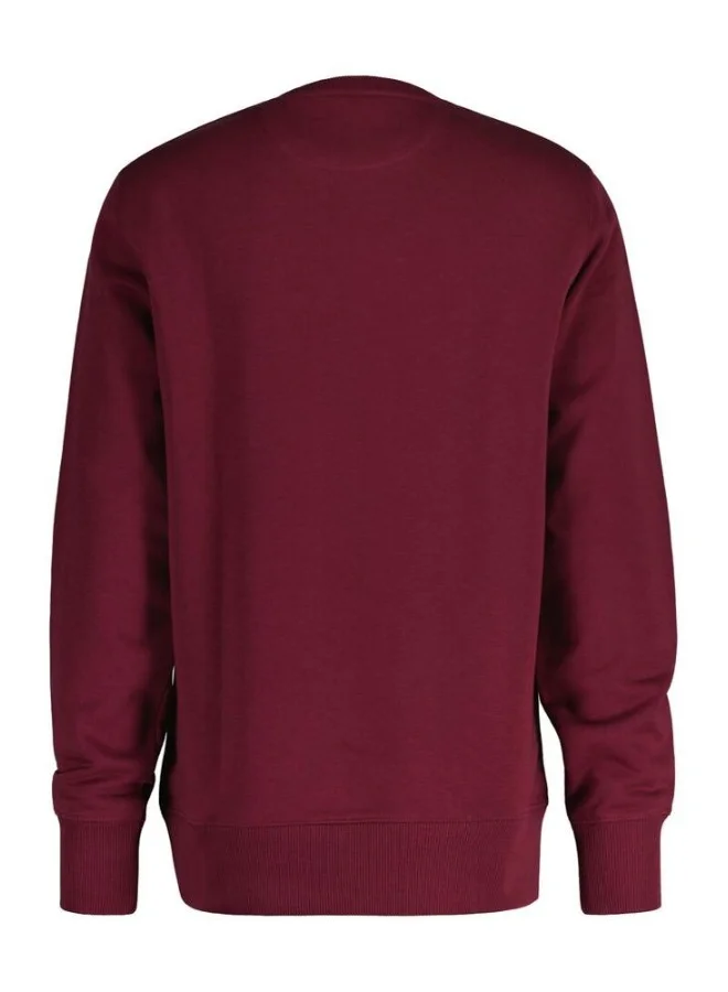 GANT Gant Embossed C-Neck Sweat