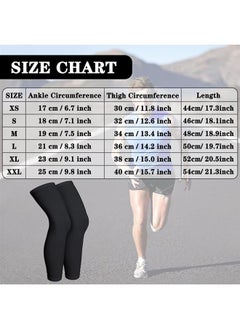 Compression Leg Sleeve Full Length Leg Sleeves Sports Cycling Leg Sleeves for Men Women, Running, Basketball (4 Pieces,Black and White,M) - pzsku/ZF34FC89AAC1D2274BFE6Z/45/_/1687821145/f8ff0871-5841-404d-9443-5d0a0ac4c359