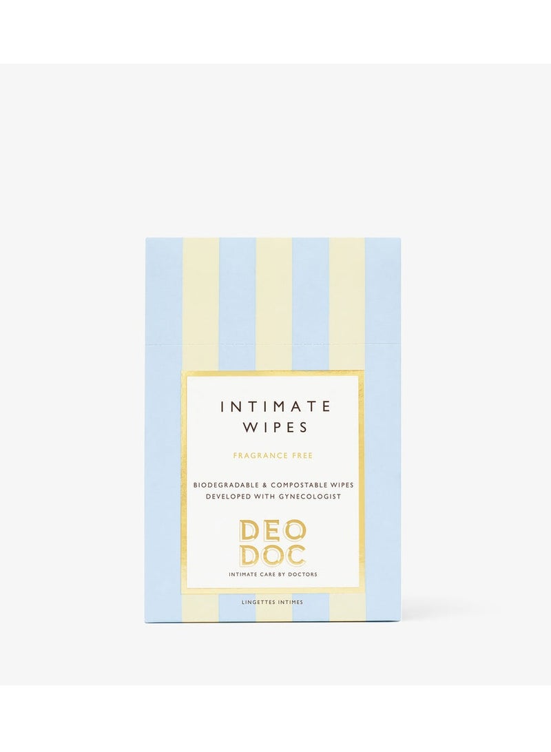 DeoDoc Intimate Wipes - Fragrance Free - Image 1